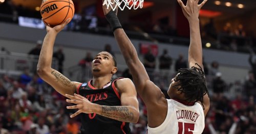 San Diego State ousts No. 1 overall seed Alabama from NCAAs