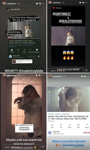 Sam Tinnesz Loves Hyunjin's 'Play with Fire': 'It's Amazing!' | Flipboard