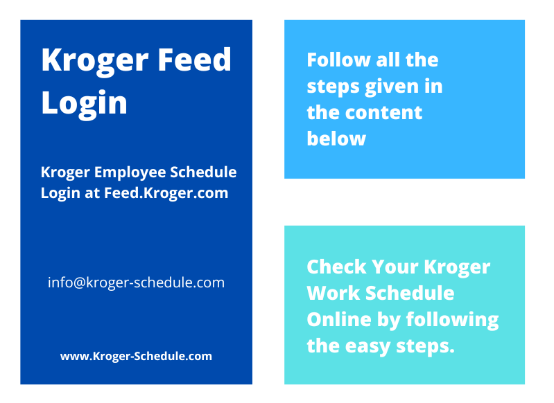 Kroger Feed Feed Kroger Com Schedule Login cover image