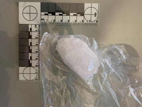 Driver of stolen car found with over 30 grams of suspected meth
