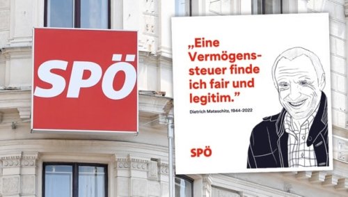 SPÖ wirbt mit verstorbenem Dietrich Mateschitz