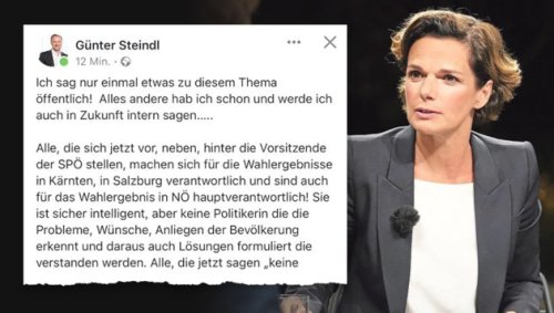 Ex-Parteimanager fällt Rendi-Wagner in den Rücken