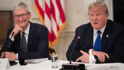 Trump hat „kleines Problem“ mit Apple-Chef Cook