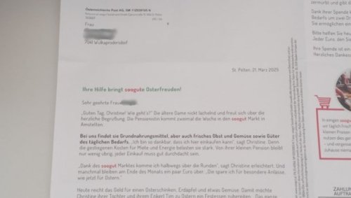 Ärger über Spendenbrief: „Woher kommen die Daten?“