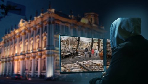 Hacker zeigen Butscha-Szenen in berühmtem Museum