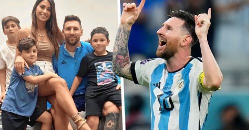 Familientag bei Messi: Blauer Pulli verzückt Fans