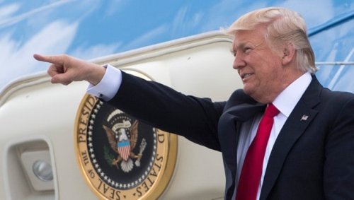 Trump schloss Redakteure von Flug nach Nahost aus