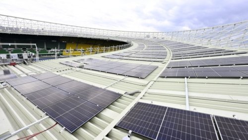 Ernst-Happel-Stadion bekam PV-Anlage