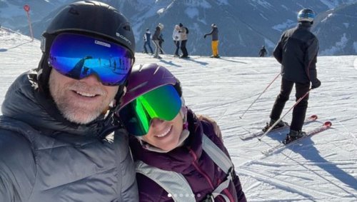 Mike und Zara Tindall beim Skifahren in Salzburg