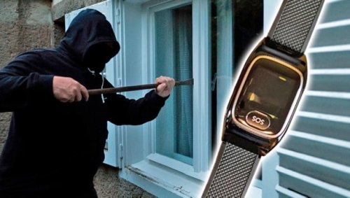Einbrecher mit Notruf-Uhr in die Flucht geschlagen
