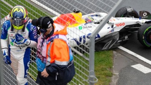 Tränen! Debüt endet in Leitplanke – beim Aufwärmen
