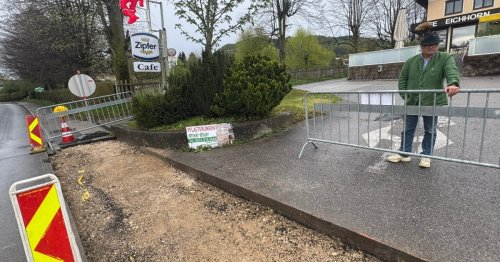 Attersee: Radweg-Baustelle versperrt Café-Zufahrt