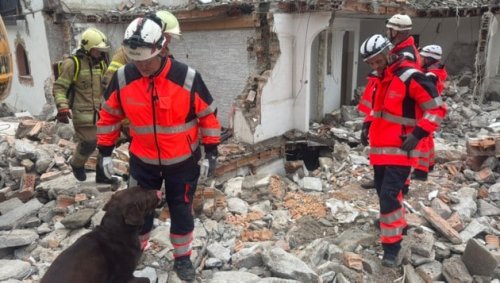 Gasexplosion! Einsatzkräfte übten den Ernstfall