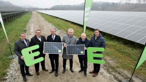 Mega-Photovoltaik-Anlage in Steiermark in Betrieb