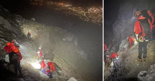 „Motivierte“ Abenteurer nachts am Berg gefangen