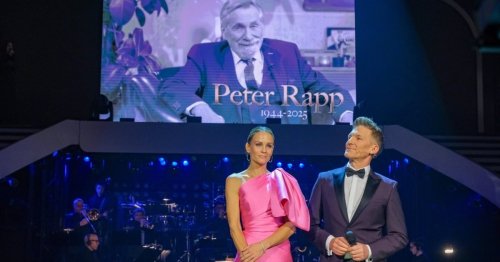 Show startet mit rührender Hommage an Peter Rapp