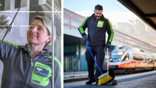 Tiroler Bahnhöfe: Großputz auf 46 Fußballfeldern