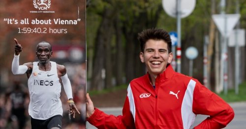 Selbst Eliud Kipchoge gratuliert Rekordler Gruen