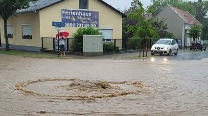 Burgenland: Unwetter setzt ganze Orte unter Wasser