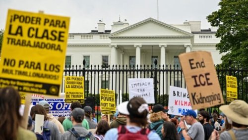 Tausende demonstrierten gegen Trumps Politik