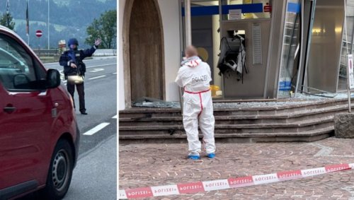 Bankomat gesprengt: Täter mit E-Scooter geflüchtet