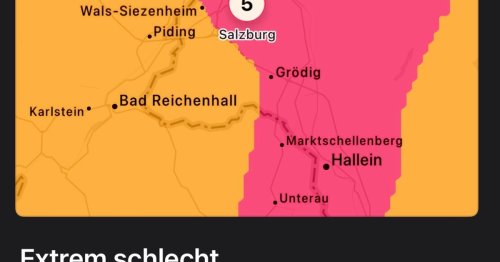 Smartphones verpassen Nutzern einen Wetter-Schock