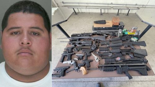 21-year-old man arrested after 17 guns confiscated during San Bernardino traffic stop