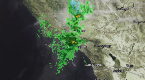 Storm begins to soak parts of Southern California with heavy rain