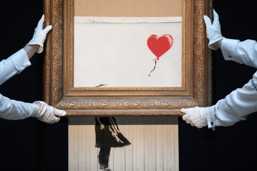 Banksy Posts Video Saying Artwork’s Incomplete Shredding at London Auction Was a Malfunction