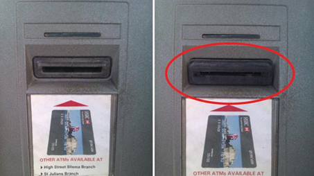 If you see these on the ATM, don’t use it