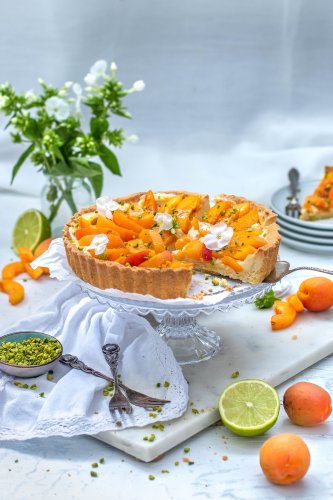 Aprikosen Limetten Tarte - KüchenDeern