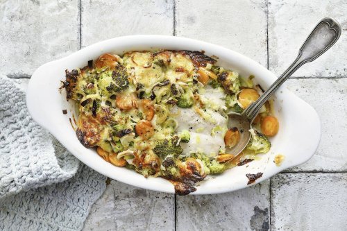 Fischauflauf mit Gemüse