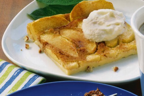 Apfelpfannkuchen aus dem Ofen