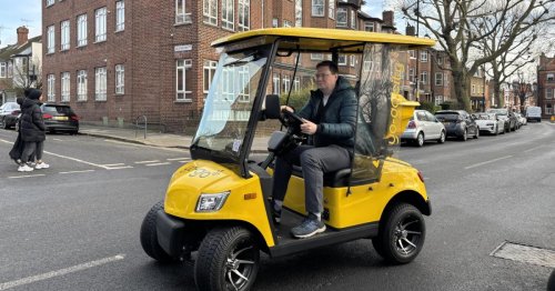 Mit dem Golfbuggy durch London: Ein neues Konzept für die verstopfte Metropole