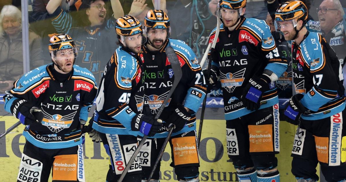 Die Black Wings Linz steigen mit einem Weltrekord ins Eishockey-Semifinale auf