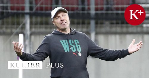 WSG-Trainer Silberberger: "Die Spieler sind mir ziemlich wurst"