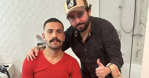 Türkische Fußballstars bereiten Friseur aus Ottakring einen Traumtag