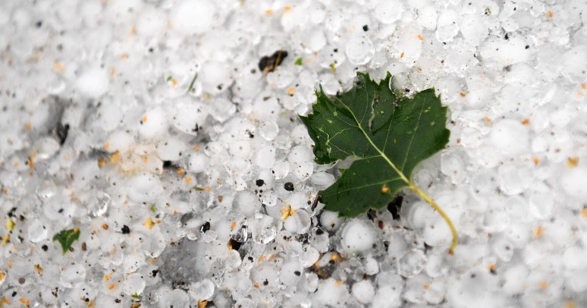 Ungewöhnlich früh: Hagelgewitter über dem nördlichen Weinviertel