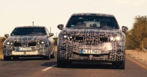 BMW zeigt Neue Klasse als Limousine und SUV im Tarnkleid