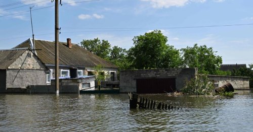Wasserstand in überfluteten Teilen der Ukraine sinkt allmählich