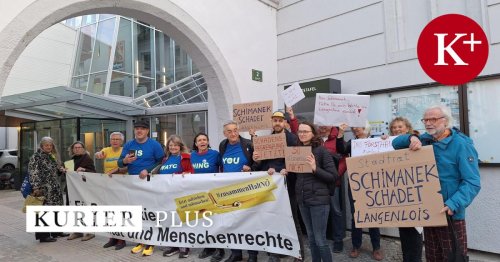 Demonstration: Langenlois fürchtet um sein Image