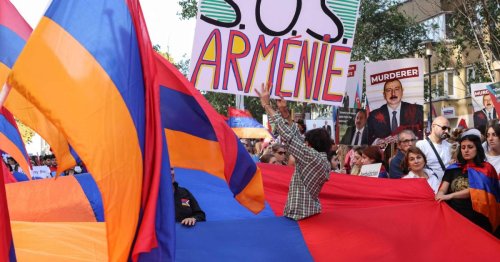 Tausende Armenier bei Demo in Brüssel gegen Aserbaidschan