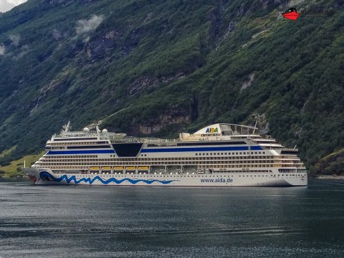AIDAmar muss in Norwegen kurzfristig umgeroutet werden | Kussmundkreuzfahrten mit AIDA Cruises