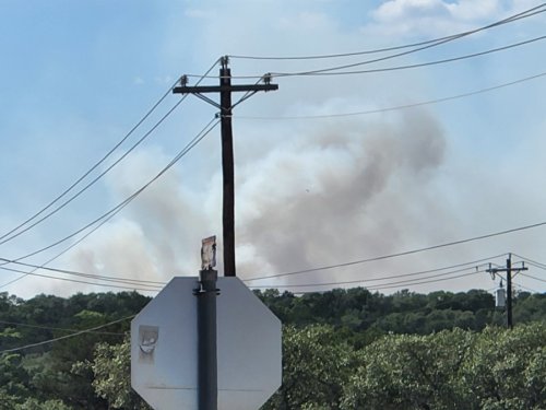 Firefighters working 'active brush fire' in Dripping Springs