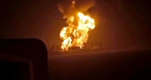 Fire at Russian oil depot in Krasnodar Krai continues for 5th day after drone strike, authorities claim