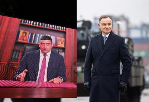 Poland’s Duda Meets Romanian Far-Right Candidate Simion