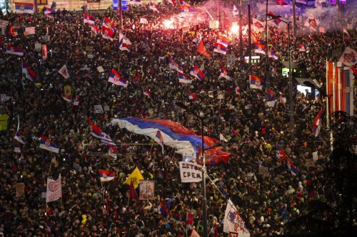 En Serbie, le succès de la manifestation contre la corruption n’arrête pas la détermination des étudiants