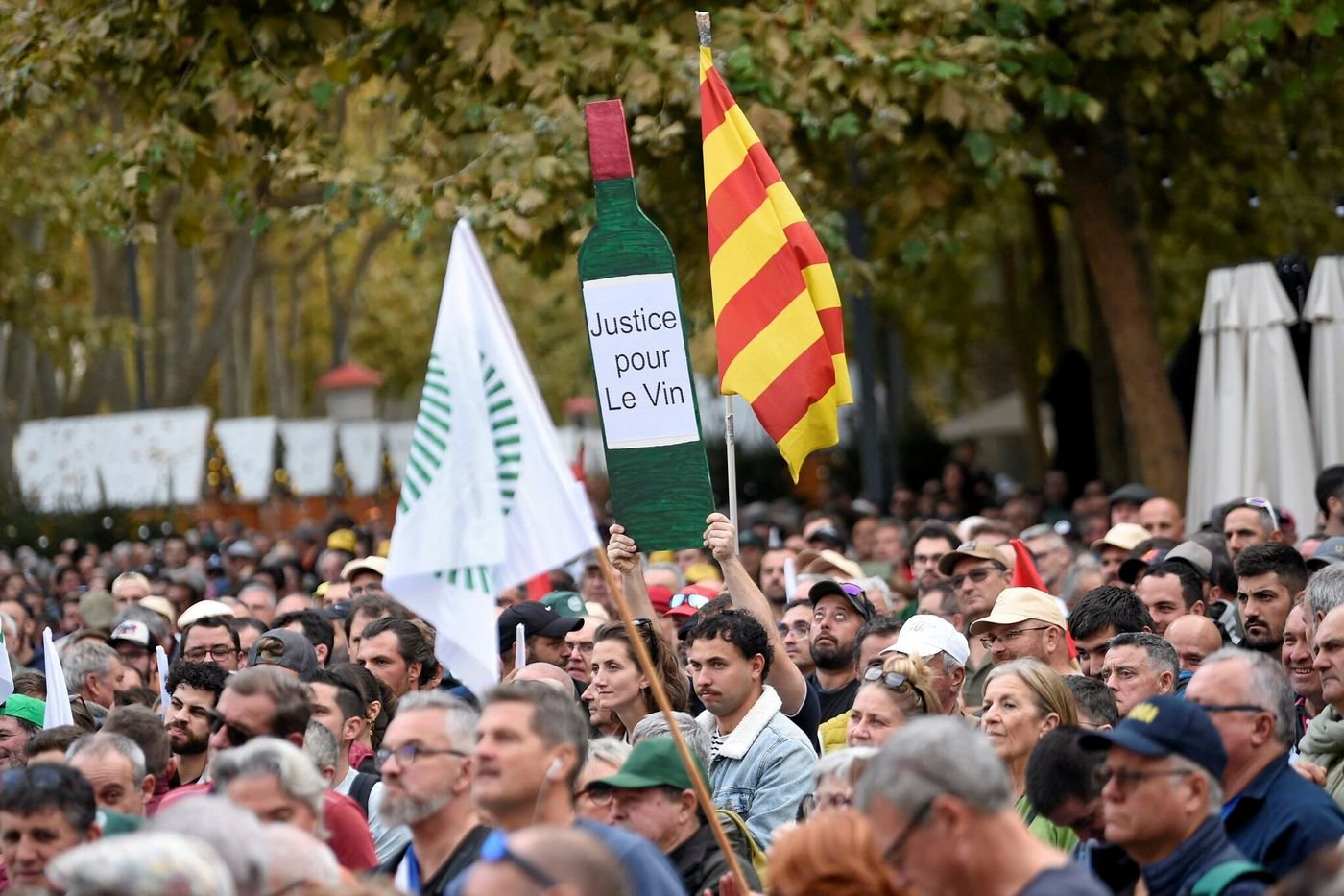 À Béziers, la manifestation de la « dernière chance » des viticulteurs