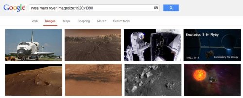 How to Search Google Images by the Exact Size