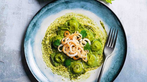 Ravioli di carciofi e ricotta dello chef Claudio Sadler